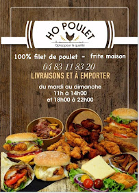 Restaurant Ho poulet à Le Luc (la carte)