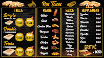 Menu du Tacos House à Abbeville