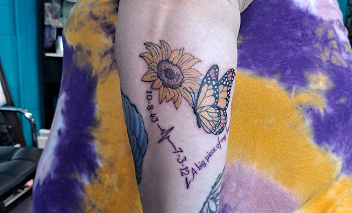 Explore car tattoo sleeve ideas, creative tattoo ideas in Noblesville, available at Mystic Images Tattoo Co.