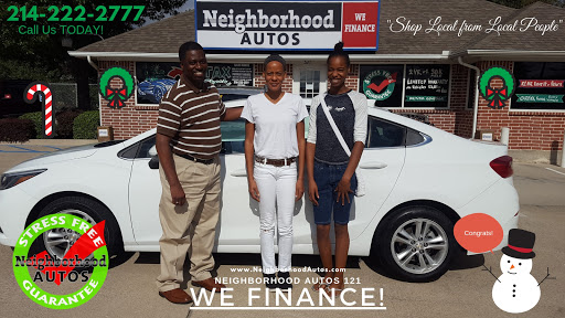 Used Car Dealer «Neighborhood Autos», reviews and photos, 537 TX-121 BUS, Lewisville, TX 75057, USA