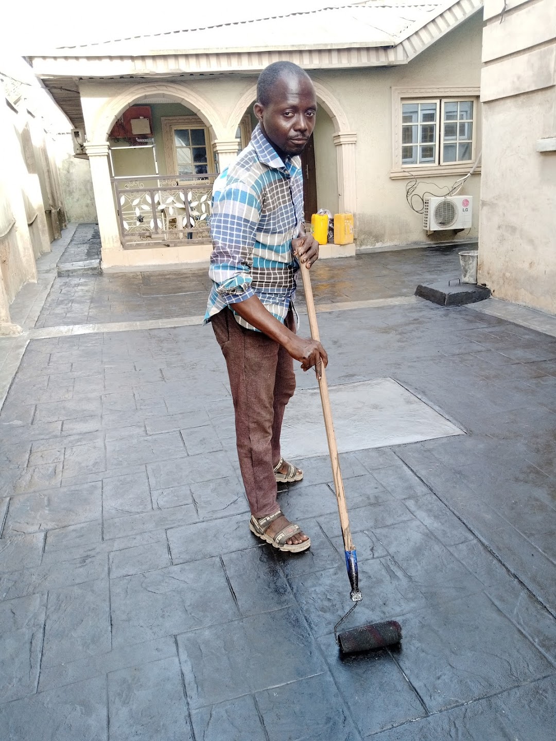 Stamped concrete Floor Nigeria