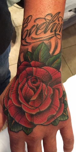 Explore black widow tattoo ideas, creative tattoo ideas in San Diego, available at Remington Tattoo Parlor