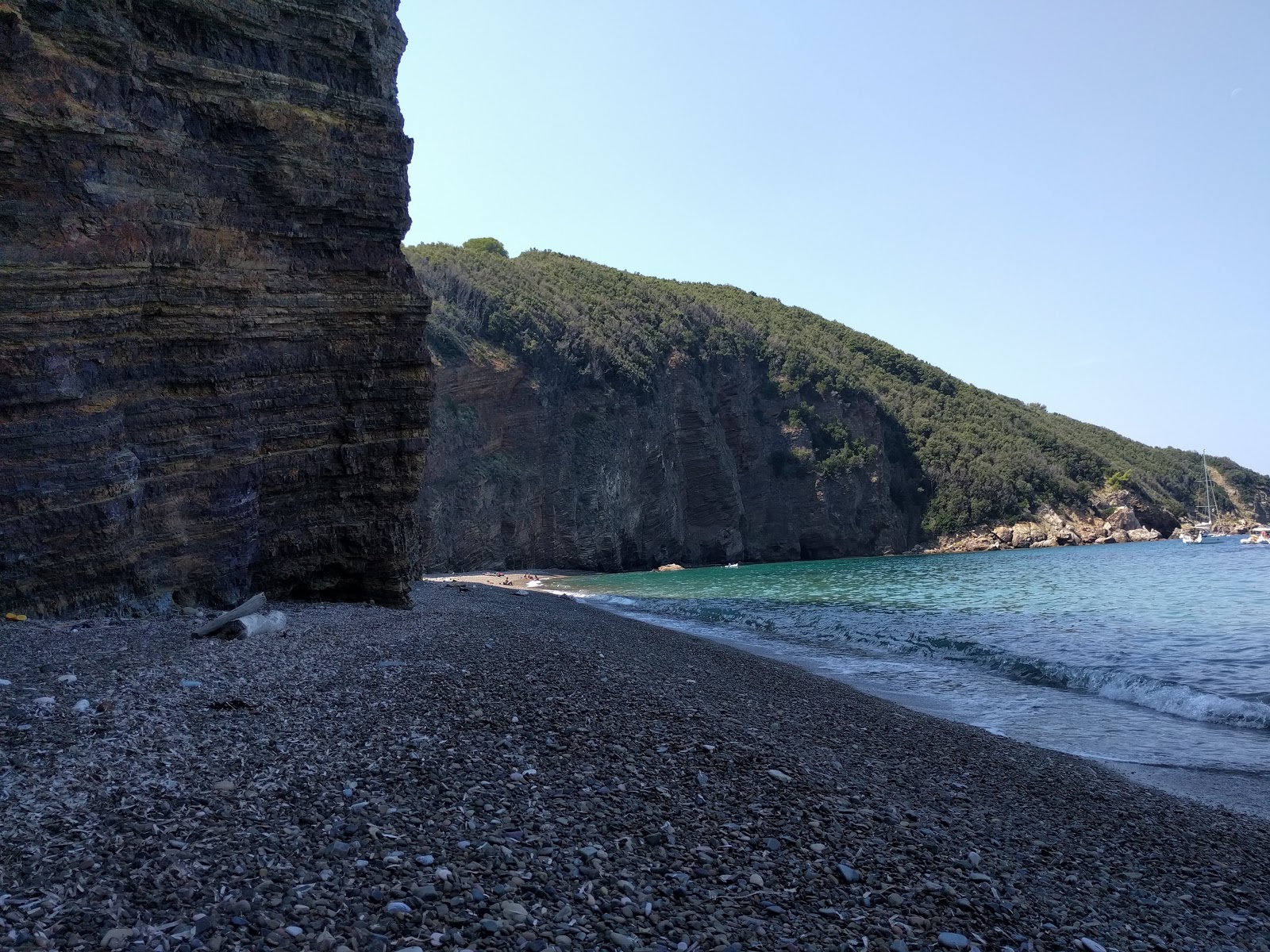 Photo de Zupignano beach avec plage spacieuse