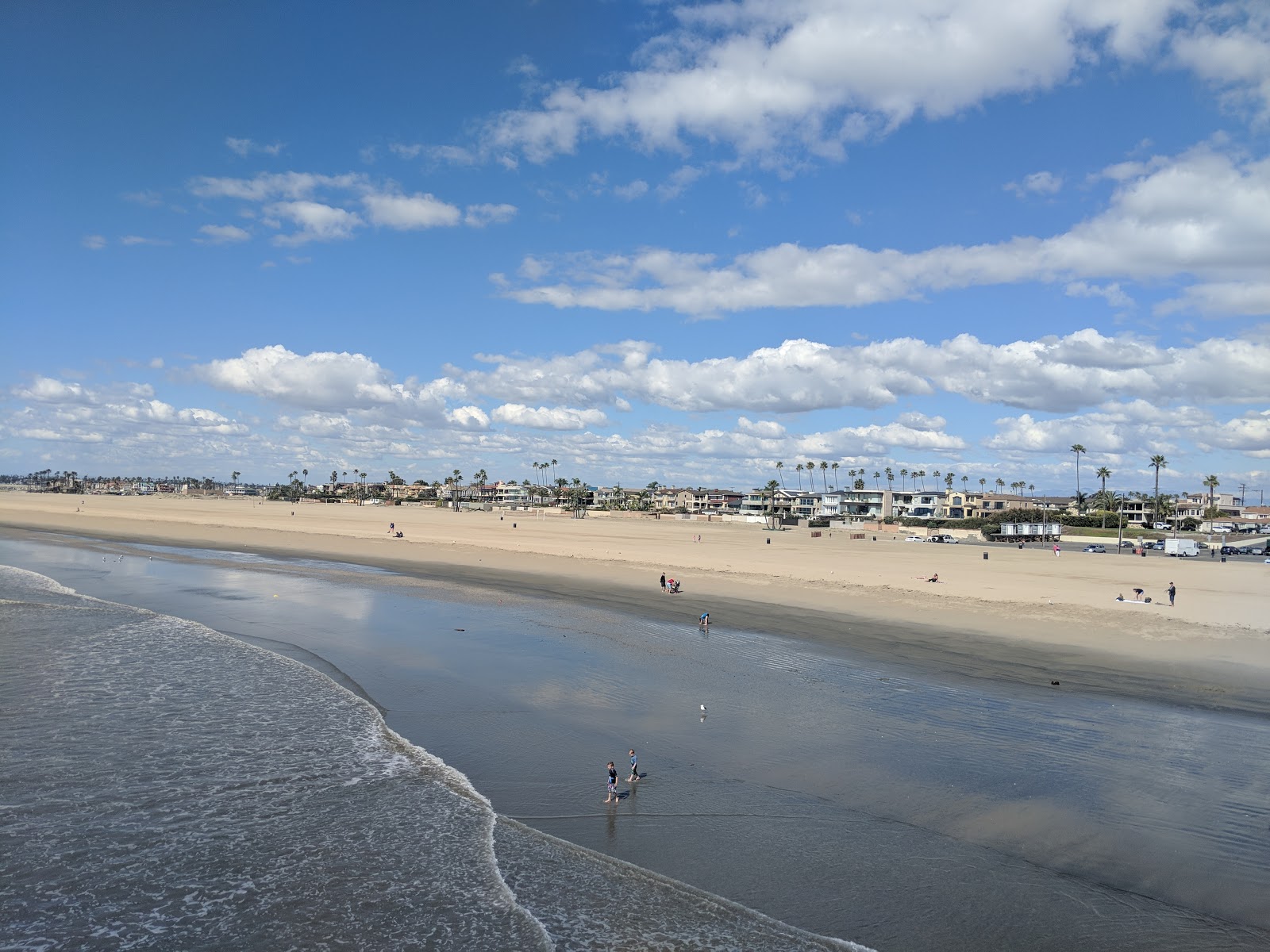 Photo of Seal Beach and the settlement