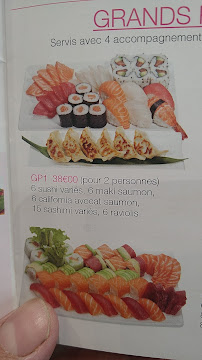 Menu / carte de Hyper Sushi à Paris