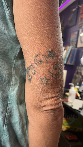 Explore ideas for thigh tattoos, creative tattoo ideas in Corpus Christi, available at Purple Ink - Tattoo & Piercing Studio
