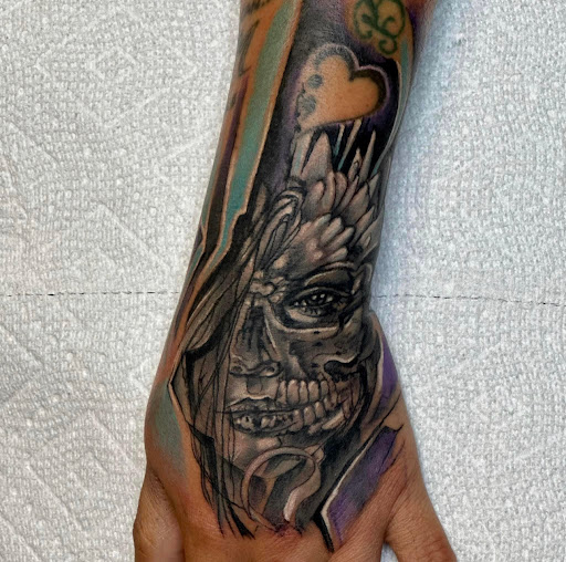 Explore chain tattoo ideas, creative tattoo ideas in Rehoboth Beach, available at Homeward Tattoo and Body Piercing