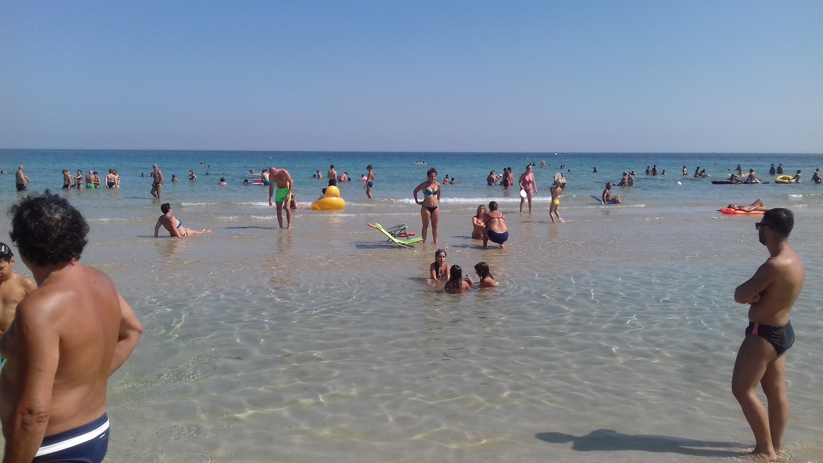 Foto de Spiaggia di Torre Rinalda área parcialmente de hotel