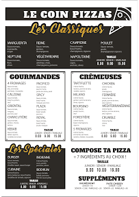 Menu / carte de Le Plaza, Pizzeria Douai à Douai