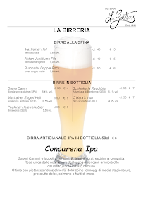 La Gasthaus Osteria à Bergamo menu
