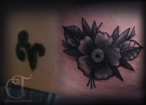 Explore back of thigh tattoo ideas, creative tattoo ideas in Houlton, available at Crowes Tattoos