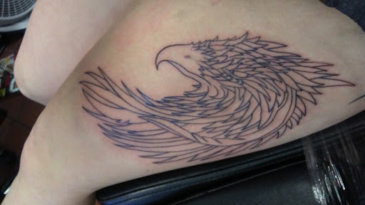 Explore courage the cowardly dog tattoo ideas, creative tattoo ideas in Santa Rosa, available at Avenue Tattoo