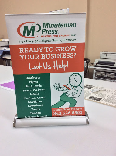 Commercial Printer «Minuteman Press Printing and Copying», reviews and photos, 1772 US-501, Myrtle Beach, SC 29577, USA