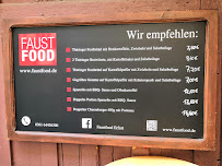 Faustfood à Erfurt menu