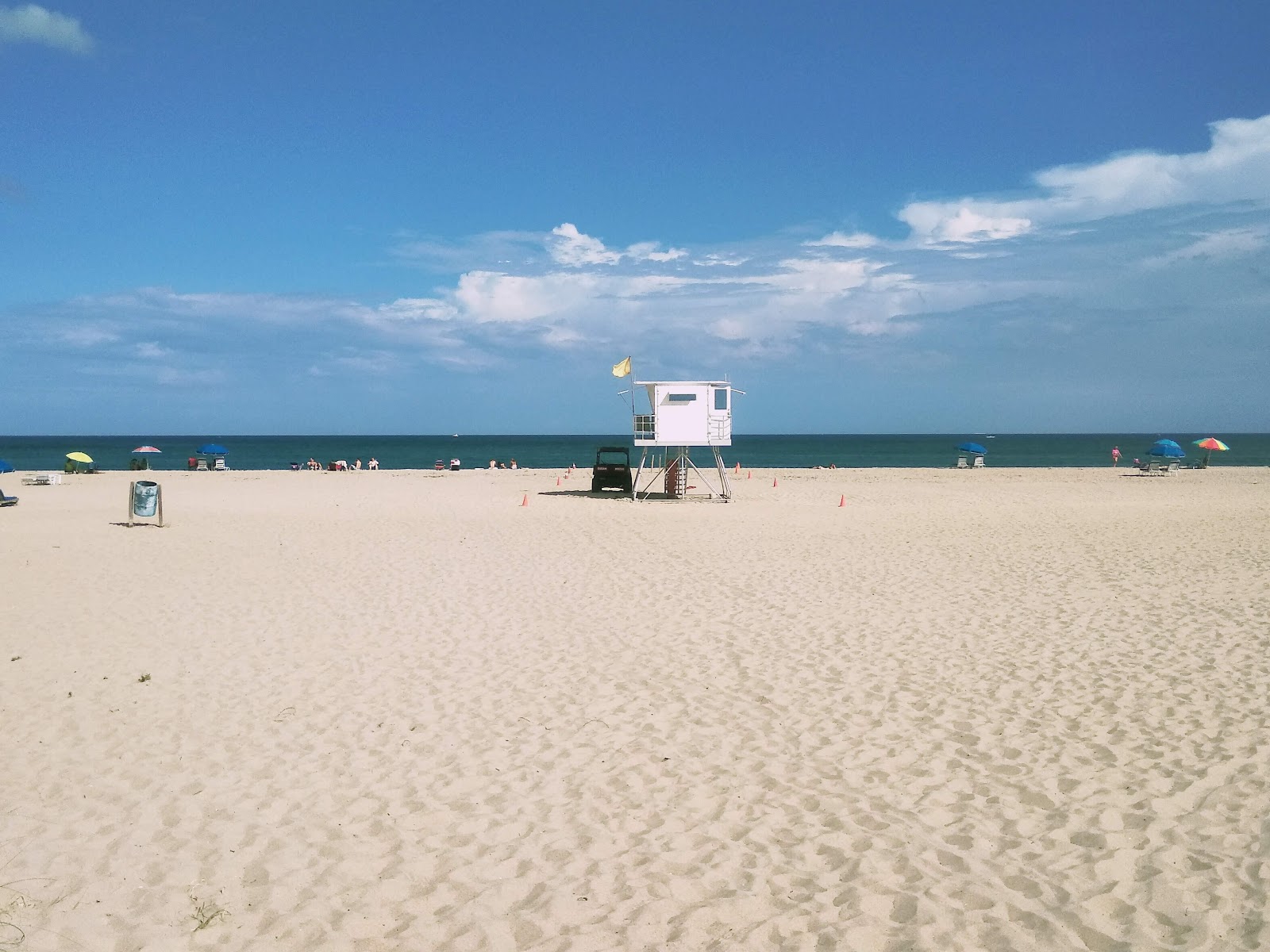 Foto di Riviera beach con dritto e lungo