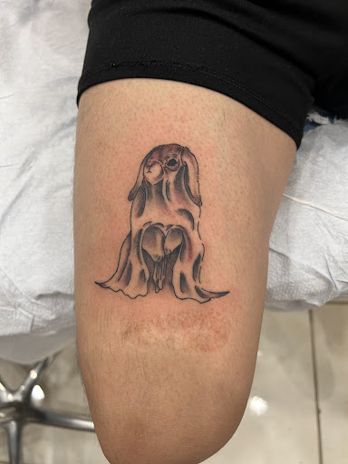 Explore snoopy and woodstock tattoo ideas, creative tattoo ideas in Twentynine Palms, available at Adobe Tattoo