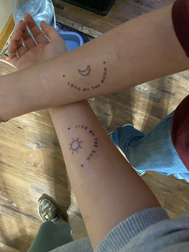 Explore disturbed tattoo ideas, creative tattoo ideas in Grand Island, available at Tattoos by Dopes