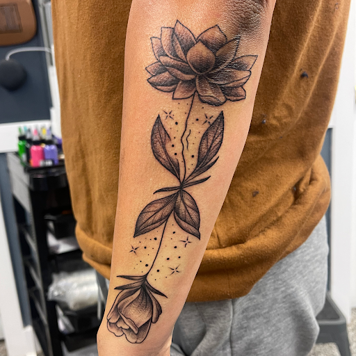 Explore circular tattoo ideas, creative tattoo ideas in Sanford, available at Luv Ink