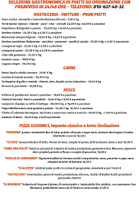 Carte du Roastreet's à Genoa