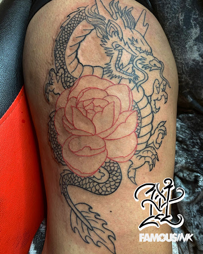 Explore singer tattoo ideas, creative tattoo ideas in Hammond, available at Famous Ink, Inc.