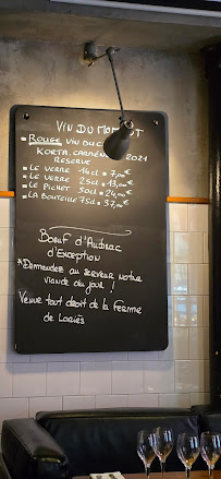 Restaurant La Chaufferie à Paris - menu / carte