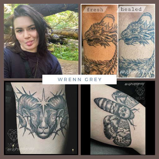Explore badass tattoo ideas for women, creative tattoo ideas in Spokane, available at Moms Custom Tattoo & Body Piercing