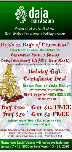 Hair Salon «Daja Hair Salon», reviews and photos, 5215 Wellington Ave #200, Ventnor City, NJ 08406, USA