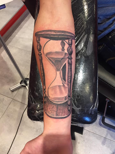 Explore black out tattoo ideas, creative tattoo ideas in Great Falls, available at Alpha Tattoos & Piercings