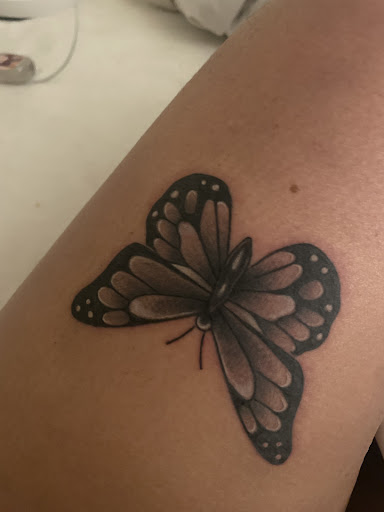 Explore pirate tattoo ideas, creative tattoo ideas in Springfield, available at Kaleidoscope