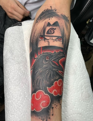 Explore nose tattoo ideas, creative tattoo ideas in San Antonio, available at Firme Copias Tattoo Studio