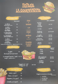 Menu du Friterie La Gourmandine à Oignies