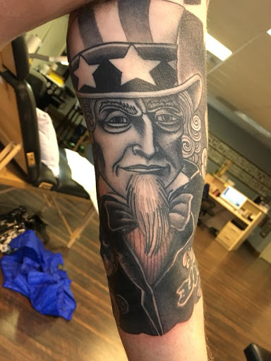 Explore scarface tattoo ideas, creative tattoo ideas in Delmar, available at Resolute Tattoo