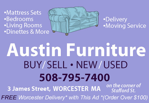 Furniture Store «Austin Furniture Inc», reviews and photos, 199 Chandler St, Worcester, MA 01609, USA