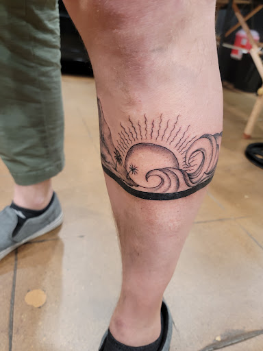 Explore death tattoo ideas, creative tattoo ideas in Venice, available at KISS KISS TATTOO & PIERCING