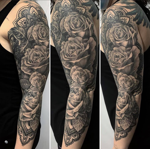 Explore gengar tattoo ideas, creative tattoo ideas in North Berwick, available at Skull and Snake Tattoo Studio Art Gallery