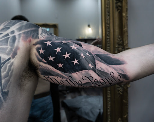 Explore tattoo ideas of lions, creative tattoo ideas in San Marcos, available at The War Room Tattoo Studio (By Appointment only)