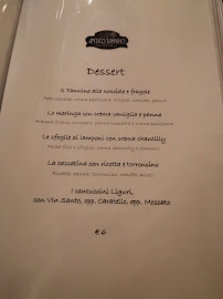 Menu / carte de Antico Tannino Restaurant à Sestri Levante