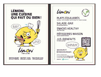 Menu / carte de Lémoni Café - Trinité à Paris