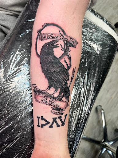 Explore semicolon tattoo ideas, creative tattoo ideas in Alfred, available at Tattooed Spirit