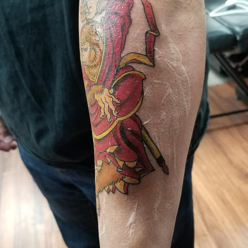 Explore bakugou tattoo ideas, creative tattoo ideas in Bronx, available at Tattoo Society Studio