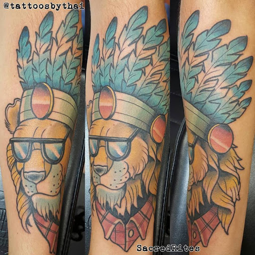 Explore tattoo music sleeve ideas, creative tattoo ideas in Bradenton, available at Sacred Arts Tattoo Bradenton