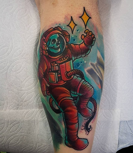 Explore men chest tattoo ideas, creative tattoo ideas in Snohomish, available at Unknown Tattoo Co.