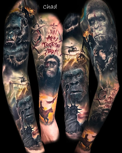 Explore guy side tattoo ideas, creative tattoo ideas in Sanford, available at Venom Ink Tattoo