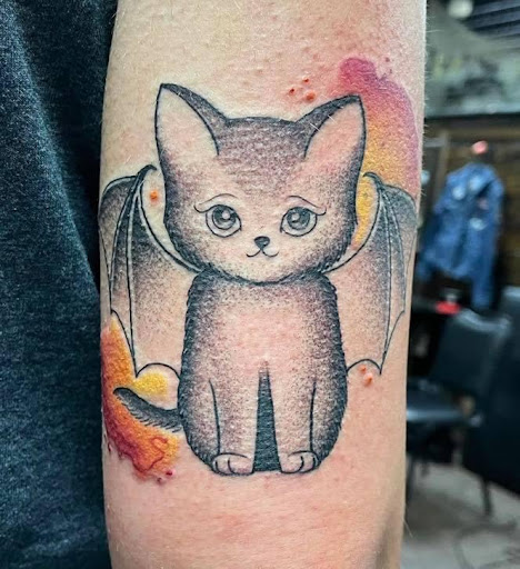 Explore small watercolor tattoo ideas, creative tattoo ideas in Houma, available at Black Pearl Tattoo Co