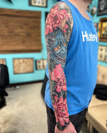 Explore atlanta braves tattoo ideas, creative tattoo ideas in Everett, available at Sunken Ship Tattoos