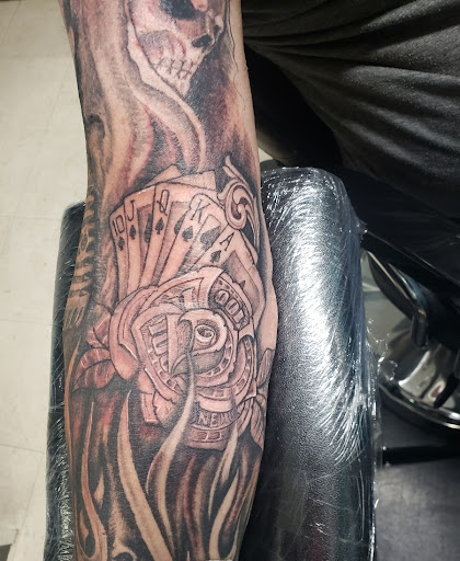 Explore female arm tattoo ideas, creative tattoo ideas in Homosassa, available at Citrus Tattoos