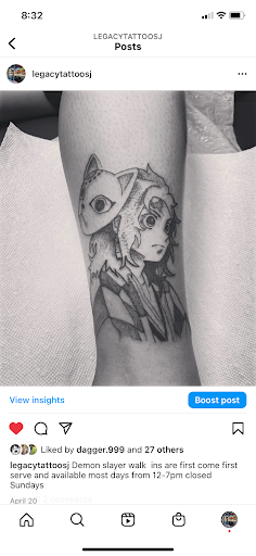 Explore divine tattoo ideas, creative tattoo ideas in San Jose, available at Legacy Tattoo