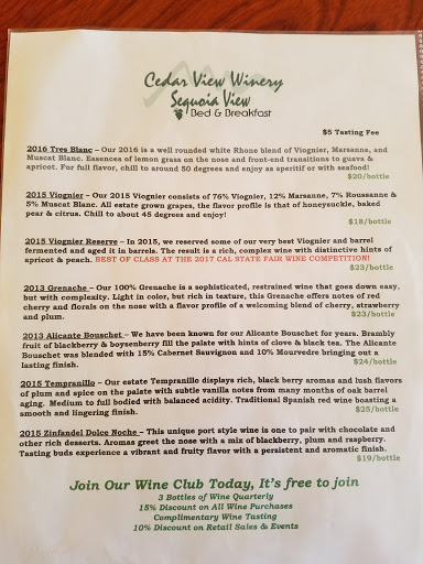 Winery «Cedar View Winery», reviews and photos, 1384 S Frankwood Ave, Sanger, CA 93657, USA