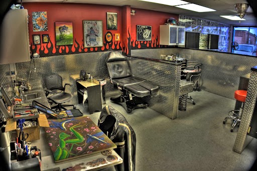 Tattoo Shop «Painted Flesh Tattoo Studio», reviews and photos, 4100 Edgmont Ave, Brookhaven, PA 19015, USA