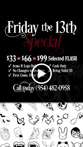 Explore pretty tattoo ideas for women, creative tattoo ideas in Deerfield Beach, available at Black Rose Tattoo Studio